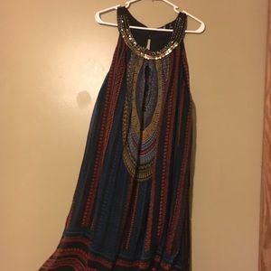 Mlle Gabrielle 3x mid length sleeveless dress